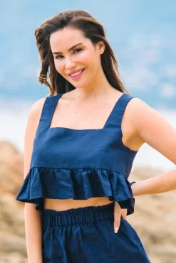 Les Canebiers Libellules - Navy<Femme Ensemble