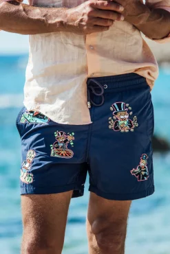 Les Canebiers Monte Carlo - Navy<Homme Places|Best Sellers