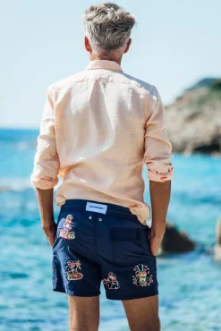 Les Canebiers Monte Carlo - Navy<Homme Places|Best Sellers