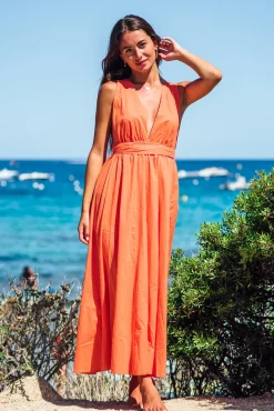 Les Canebiers Neptune - Orange<Femme Robes