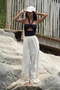 Les Canebiers Pantalon Vernatelle - Beige<Femme Pantalons