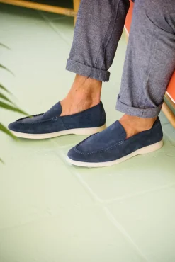 Les Canebiers Pardigon Shoes - Blue<Homme Chaussures