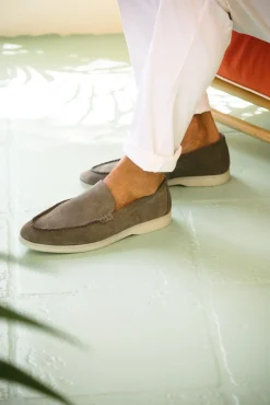 Les Canebiers Pardigon Shoes - Taupe<Homme Chaussures