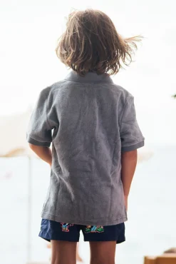 Les Canebiers Polo Kids - Grey<Enfant Garçons