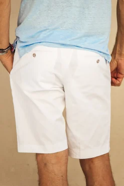 Les Canebiers Praya - White<Homme Shorts