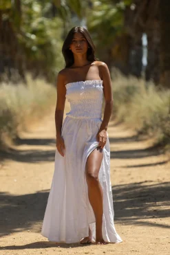 Les Canebiers Robe Allard - Blanc<Femme Robes