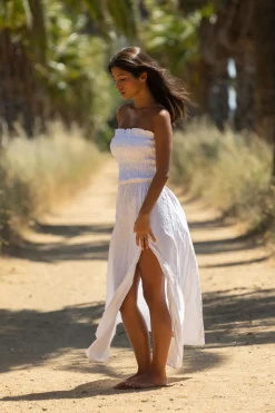 Les Canebiers Robe Allard - Blanc<Femme Robes