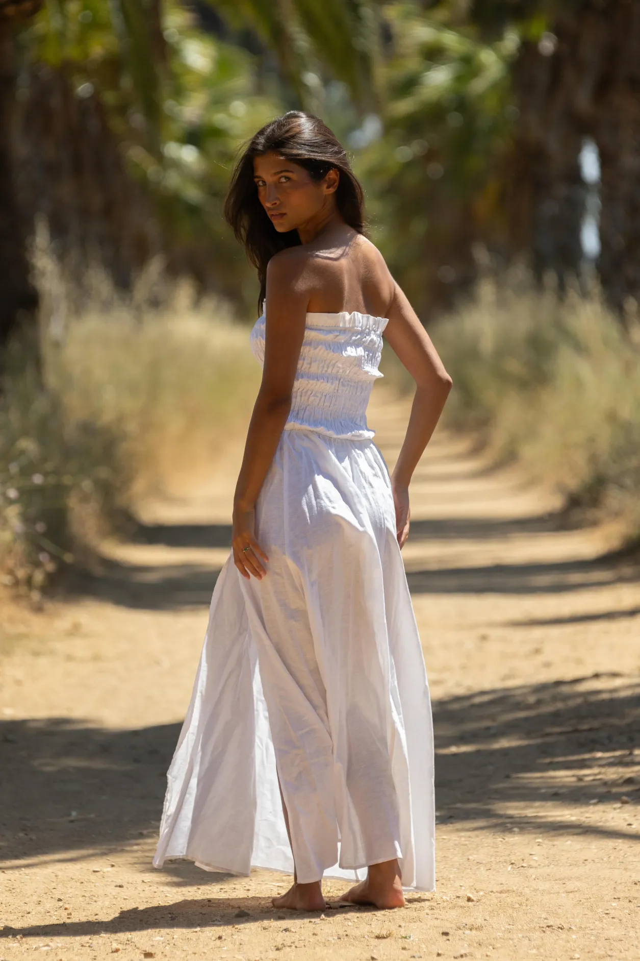 Les Canebiers Robe Allard - Blanc<Femme Robes