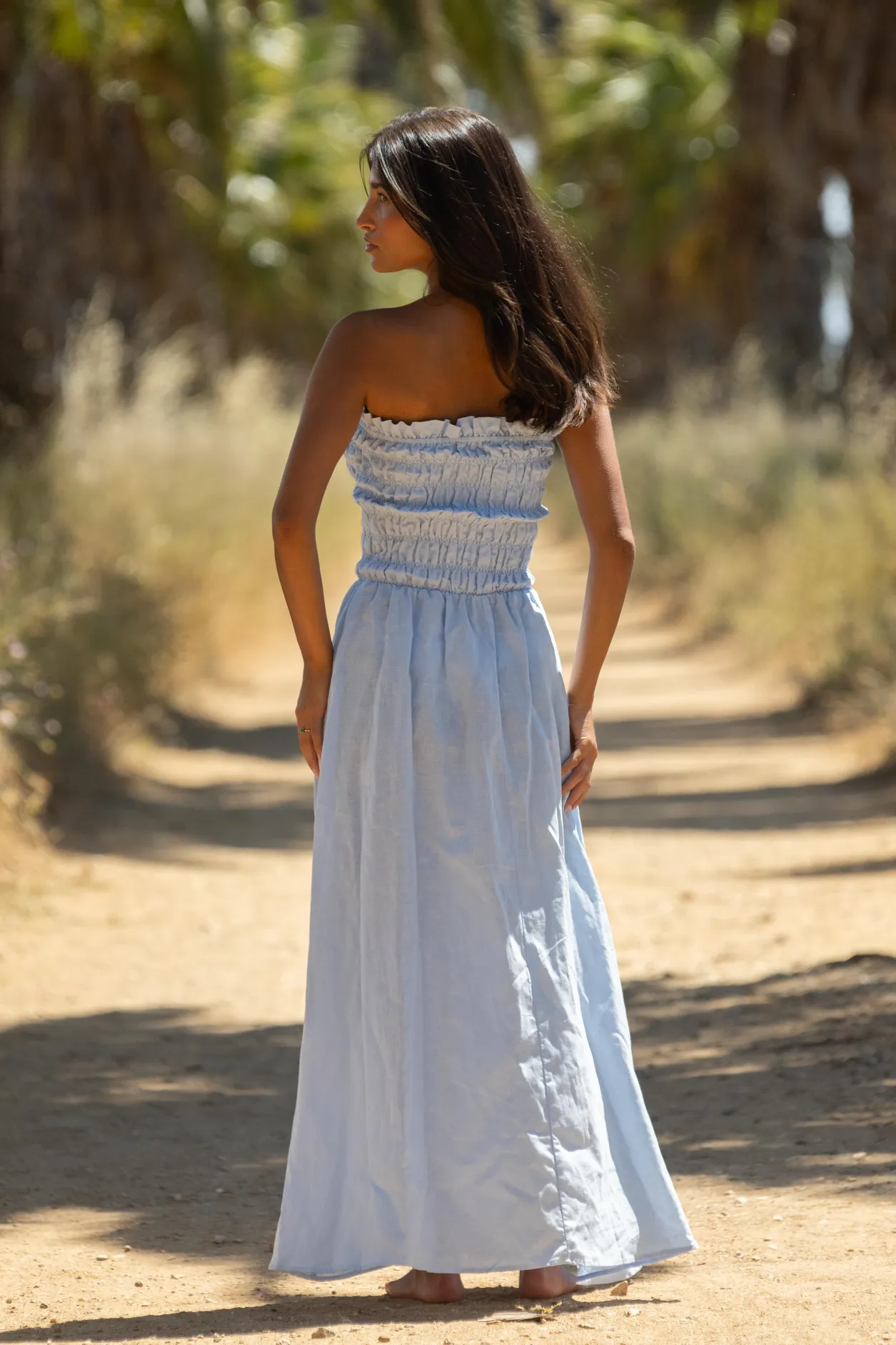 Les Canebiers Robe Allard - Bleu Ciel<Femme Robes