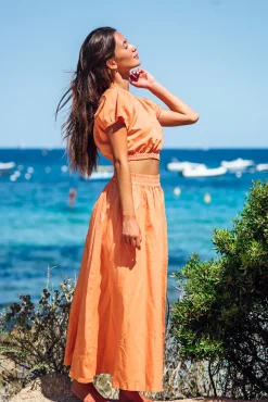 Les Canebiers Sariette - Orange<Femme Ensemble|Jupes