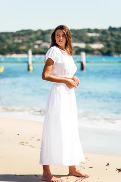 Les Canebiers Sariette - White<Femme Ensemble|Jupes