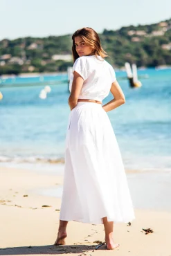 Les Canebiers Sariette - White<Femme Ensemble|Jupes