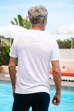 Les Canebiers Summer t-shirt - White<Homme T-shirts