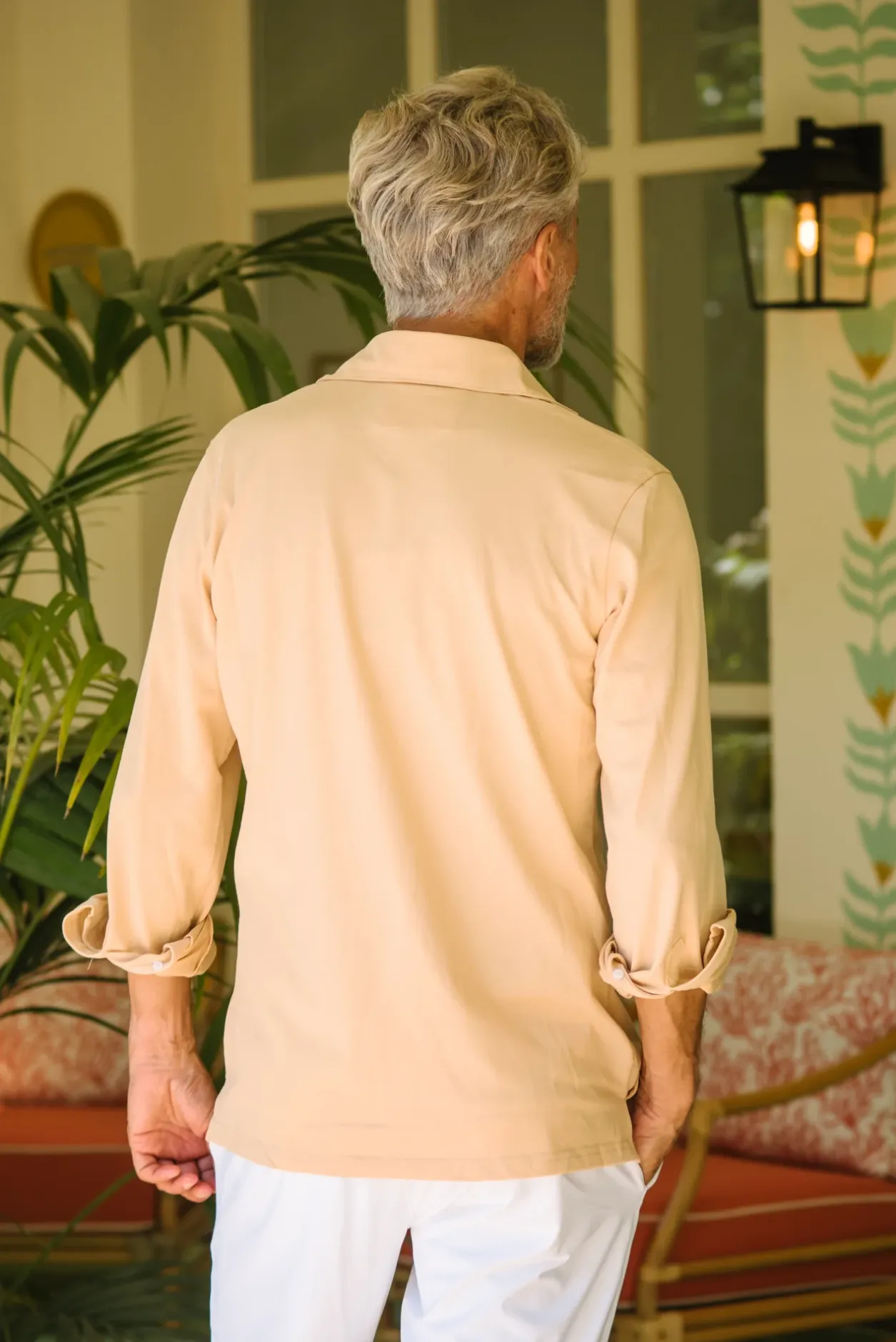 Les Canebiers Vallon Shirt - Beige<Homme Chemises