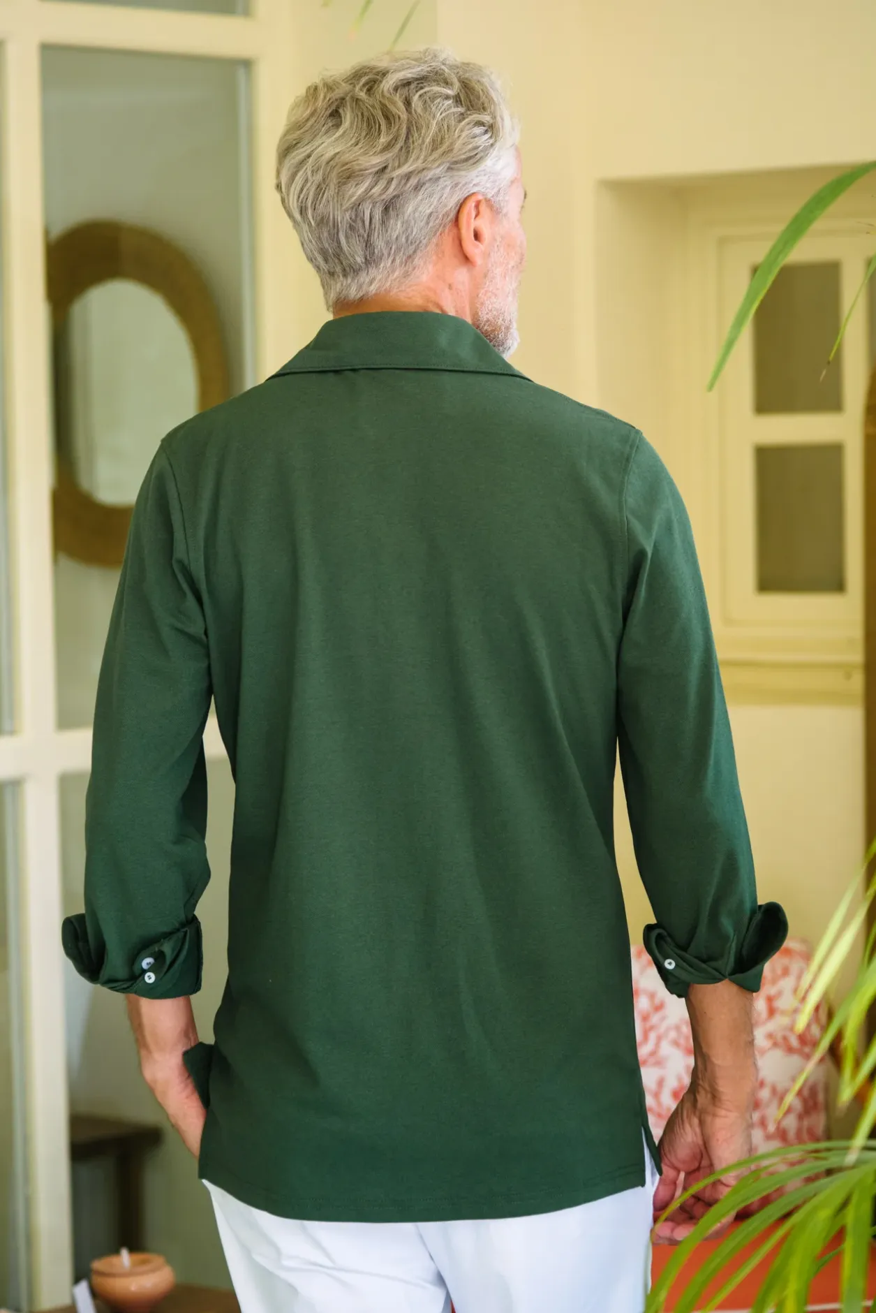 Les Canebiers Vallon Shirt - Green<Homme Chemises