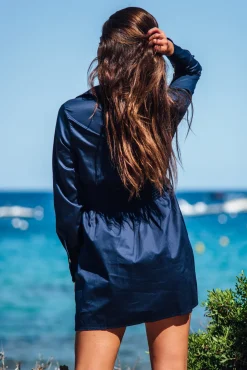 Les Canebiers Vignes - Navy<Femme Robes