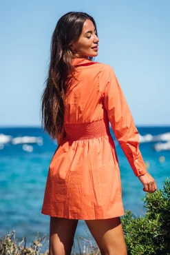 Les Canebiers Vignes - Orange<Femme Robes